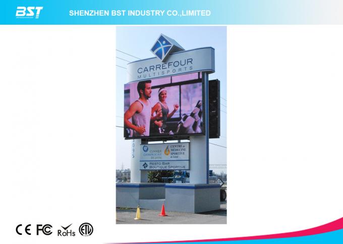 IP65 Waterproof RGB P6 Outdoor Advertising Led Display Screen self Regulation Brightness 6
