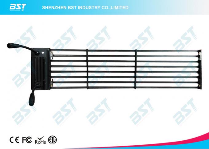 Transparent P31.25mm 1R1G1B LED mesh display with 7000nits , light weight 5