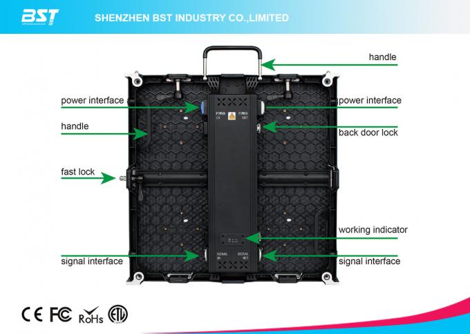 P3.91 Ultra Slim Mobile Media Rental Led Display Screen With Die Casting Aluminum 2