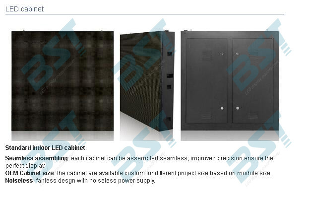High Brightness P7.62 Indoor Full Color Led Screen Video Wall Displays With 1/4 Scan 2