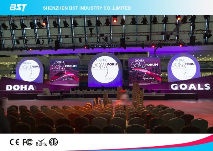 High Brightness P7.62 Indoor Full Color Led Screen Video Wall Displays With 1/4 Scan 7