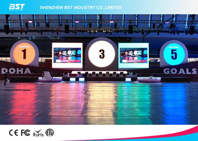 High Brightness P7.62 Indoor Full Color Led Screen Video Wall Displays With 1/4 Scan 6