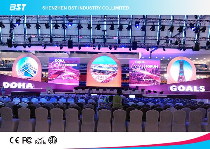 High Brightness P7.62 Indoor Full Color Led Screen Video Wall Displays With 1/4 Scan 5