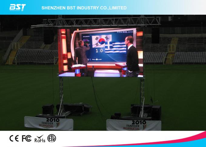 Outdoor HD Rental Led Screen Pixel Pitch 6.66mm With 140 Degree Viewing Angle 10