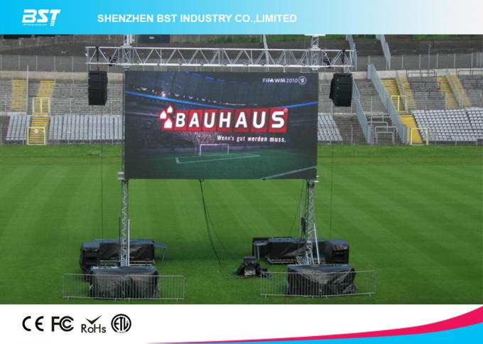 Outdoor HD Rental Led Screen Pixel Pitch 6.66mm With 140 Degree Viewing Angle 12
