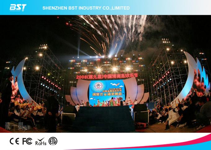 High Resolution Outdoor Rental Led Display Stage Led Screen 8mm Pixel Pitch 6
