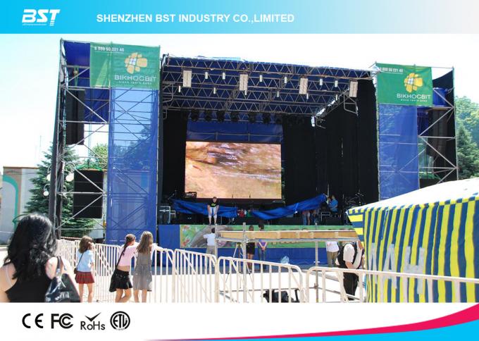 High Resolution Outdoor Rental Led Display Stage Led Screen 8mm Pixel Pitch 7