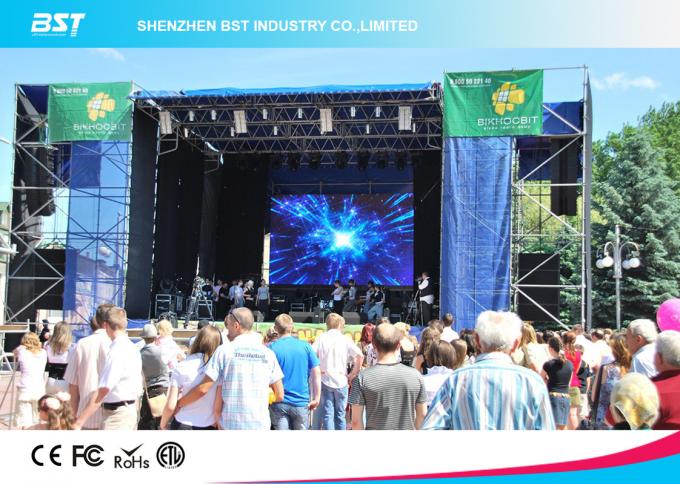 High Resolution Outdoor Rental Led Display Stage Led Screen 8mm Pixel Pitch 5