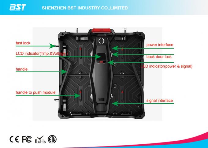 Commercial Rental Led Display Video Wall Screen With H 140°/ V 140° View Angle 0