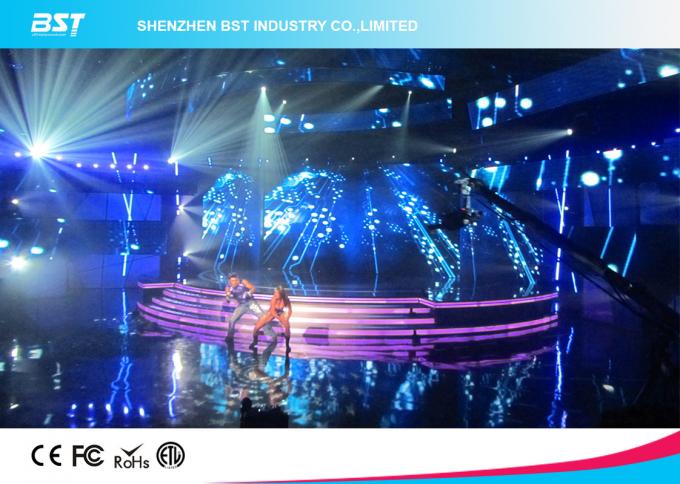 Commercial Rental Led Display Video Wall Screen With H 140°/ V 140° View Angle 5