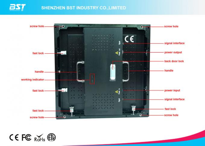 High Definition 3 In 1 SMD Rent Video Wall Displays , Small 6mm Led Screen 1R1G1B 0