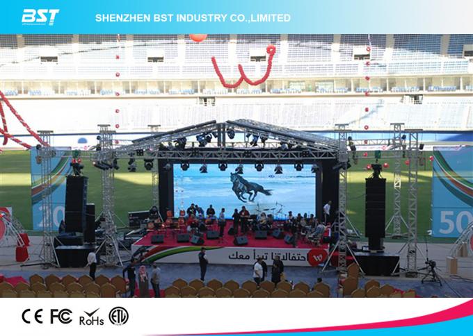 High Resolution P3.91 Outdoor Led Video Display Hire Led Screen , Waterproof IP65 6
