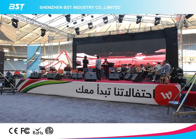 High Resolution P3.91 Outdoor Led Video Display Hire Led Screen , Waterproof IP65 3