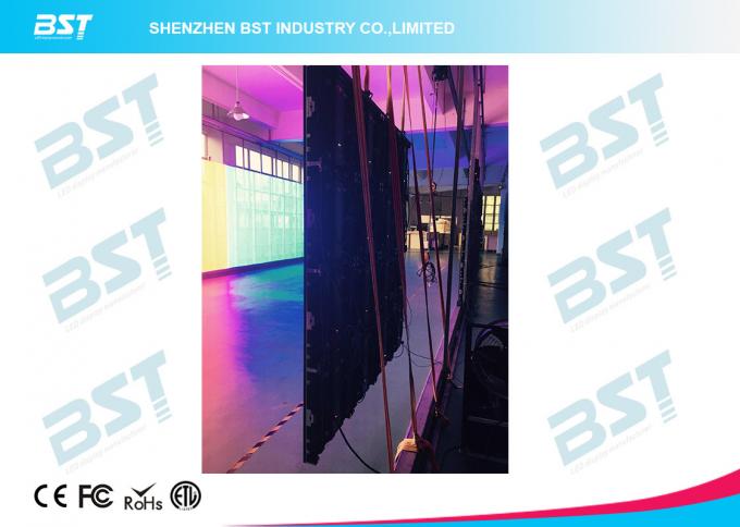 Stage SMD 3 in 1 advertising led screen panels / LED Video Display P3.91mm 2