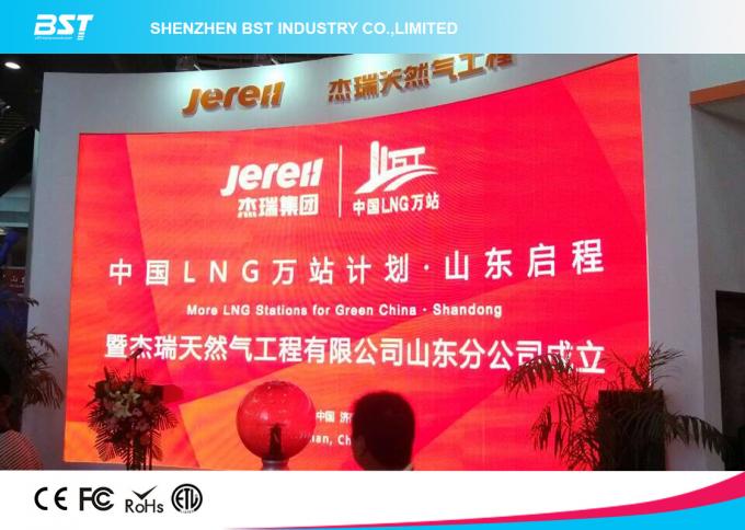 High Resolution Curved Led video Screen Pixel Pitch 4.81mm  with 500mmX1000mm panel 3
