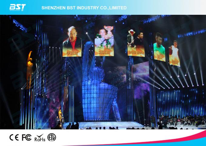 Highest Birhgtness Advertising LED Displays , 1920hz Commercial LED Screens 2