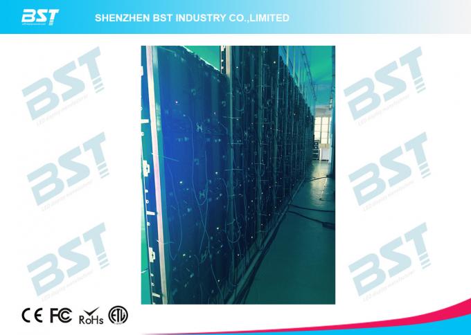 SMD 1R1G1B Rental LED Display Screen , P4.81 Indoor Led Billboard Die Casting aluminum 4