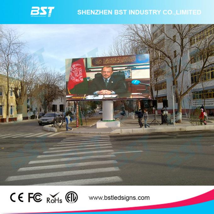 P6 Full Color Large Outdoor Advertising LED Display Video High Resolution 13