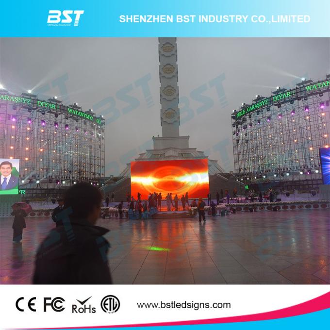 P6 Full Color Large Outdoor Advertising LED Display Video High Resolution 11
