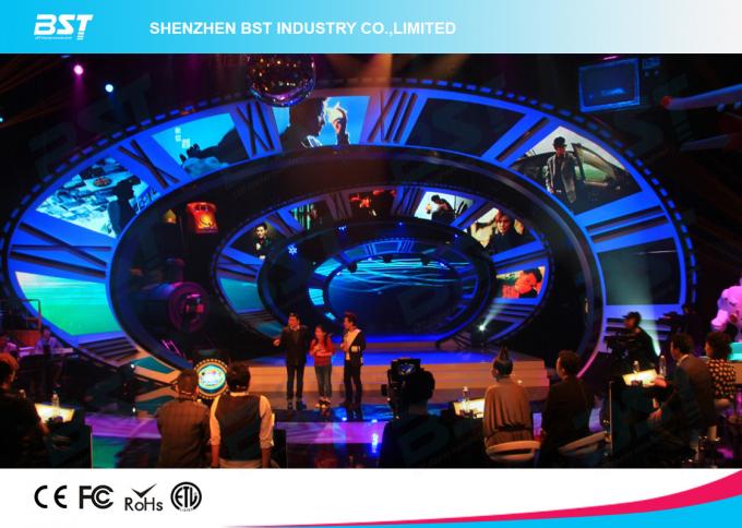 500*1000Mm full color led screen rental or fixed installation die casting aluminum 7