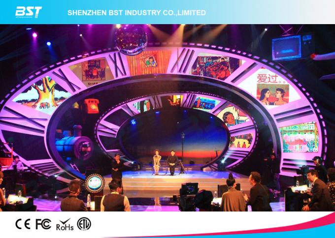 500*1000Mm full color led screen rental or fixed installation die casting aluminum 6
