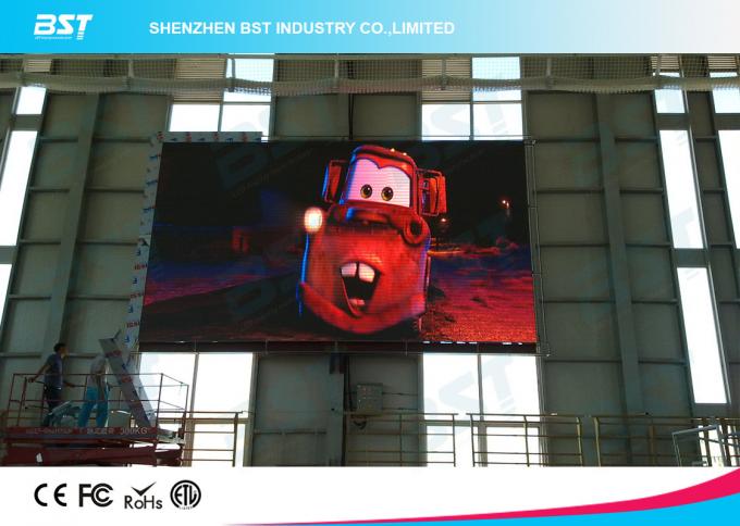 P4mm Indoor Indoor Advertising LED Display Full Color High Brightness Ultra Thin Design 8