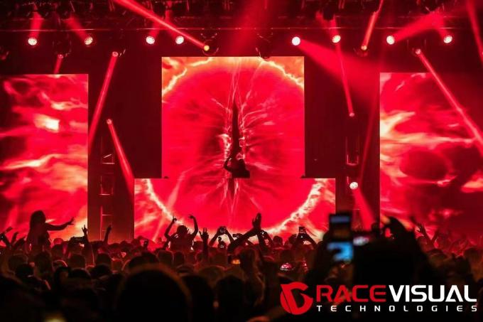 7680HZ ,Professional P2.97mm P3.91mm Outdoor Rental LED Display 500x1000mm 14kg For Stage Events 5
