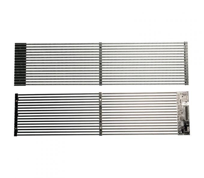 Customizable Transparent LED Strip Mesh Display &ndash; Ideal for Fixed Indoor & Outdoor Applications 4
