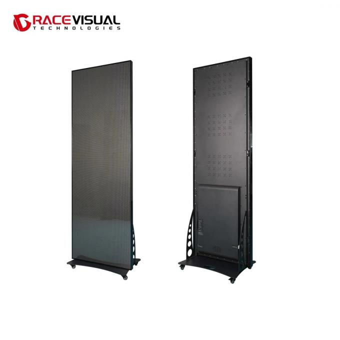 Close-up view of IP Series P2.5 LED Poster display with slim profile