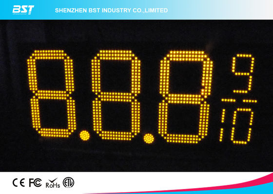 Double Sided Color Led Clock Display For Outdoor Sports , High Accuracy
