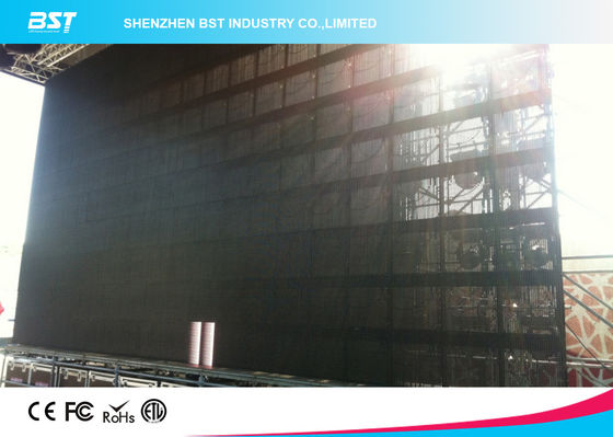 Automatic Brightness Adjustment for Energy Saving Transparent LED Screen