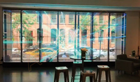 500mmX1000mm Transparent Ultra Thin, Lightweight LED Screen for Indoor/Outdoor Needs