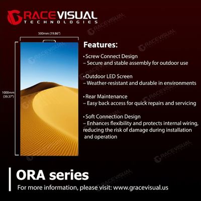 7680HZ High Refresh Rate Rental LED Panel for ORA 500*1000mm/ORA 500*500mm ORA