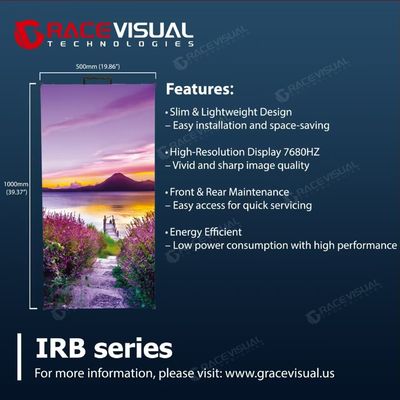 Professional Rental LED Video Wall With Front Service - IRB Series for Stages, Concerts & Events 500*500MM & 50*100MM
