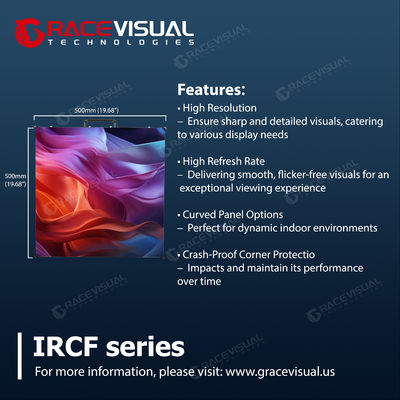 IRCF Series Curved LED Screen: 7680 Refresh Rate,Seamless Connection & Stunning Visual Flexibility