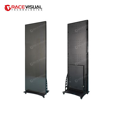 640x1920mm IP Series LED Poster Indoor Display with IP40/IP21 Rating Standing Frame Perfect for Commercial Presentations