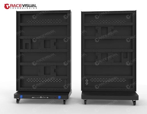 Small Size Indoor Floor-standing Foldable LED Display Poster Screen, Easy Storage, Convenient Transportation