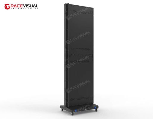 Small Size Indoor Floor-standing Foldable LED Display Poster Screen, Easy Storage, Convenient Transportation