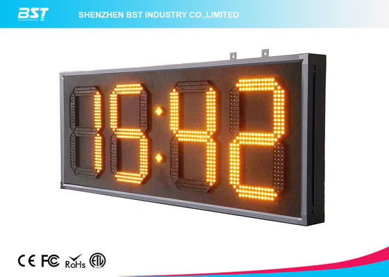 buy Yellow 10" Led Clock Display Digital Clock Timer For Sport Stadium online manufacturer