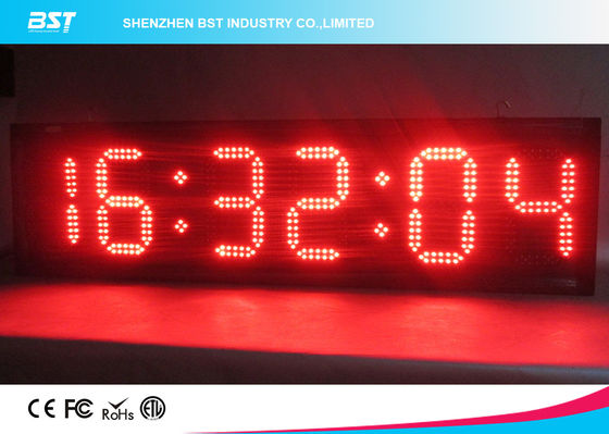buy Modern Small Led Clock Display , Semi Outdoor Accurate Wall Clock online manufacturer