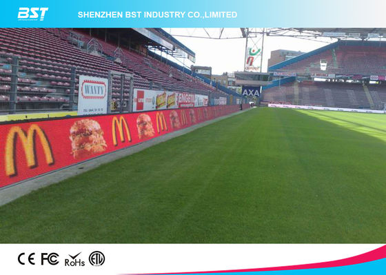 buy Waterproof P10 Outdoor Full Color Perimeter Led Display / Stadium Led Screen online manufacturer