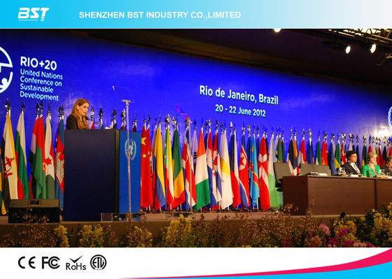 buy P4.81 1R1G1B Die Casting Aluminum Indoor Advertising Led Display Screen With 1/16 Scan online manufacturer