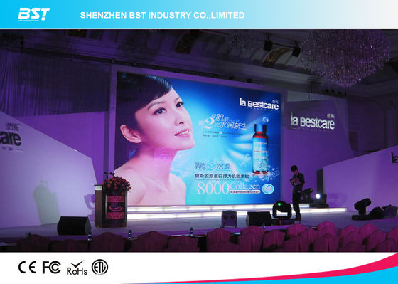 buy High Refersh rate P10 indoor full color LED Screen For Stage / Exhibition with 1/8 scan online manufacturer