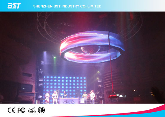 buy Waterproof SMD3528 P7.62 Flexible Led Video Screen For Stage Backdrop online manufacturer