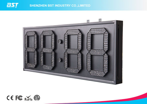 buy Yellow Small Digital Clock Led 7 Segment Display / Led Timer Clock online manufacturer