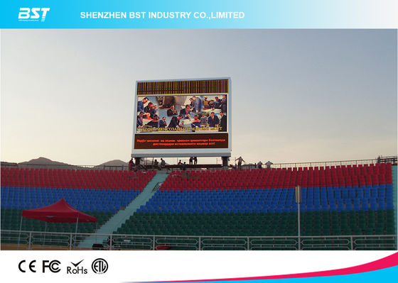 buy P10 RGB Large Outdoor advertising Led Display Screens Anti - Moistrue &amp; Corrosion online manufacturer
