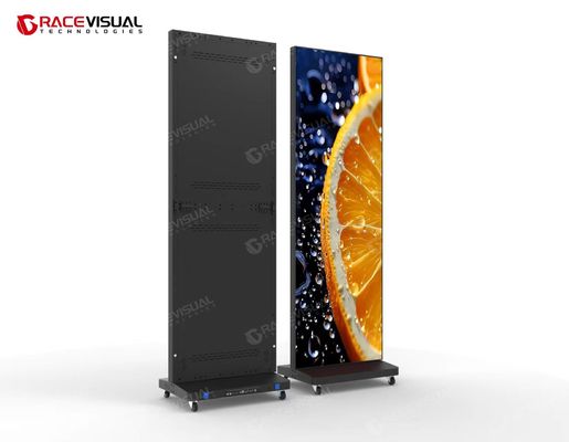 buy Indoor Foldable Led Poster Screen Led Digital Display For Banner Portable Led Video Wall For Store online manufacturer