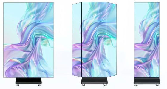 buy Triple-Foldable LED Poster Display: Portable, Seamless &amp; Brilliance online manufacturer